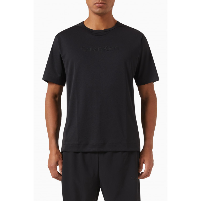 Calvin Klein - Logo Gym T-Shirt in Nylon Black