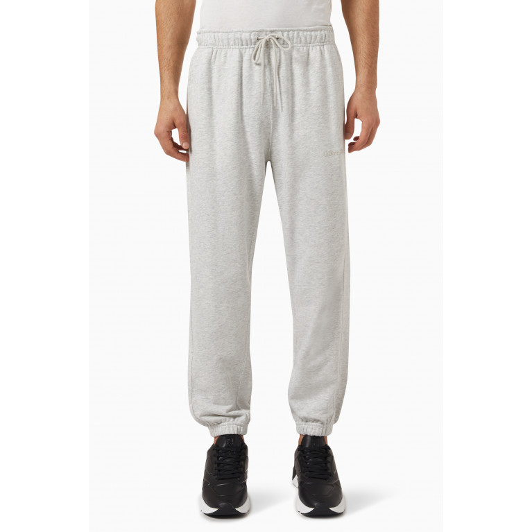 Calvin Klein - Sweatpants in Cotton Terry Grey