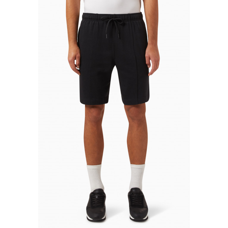 Calvin Klein - Logo Gym Shorts in Cotton Terry Black