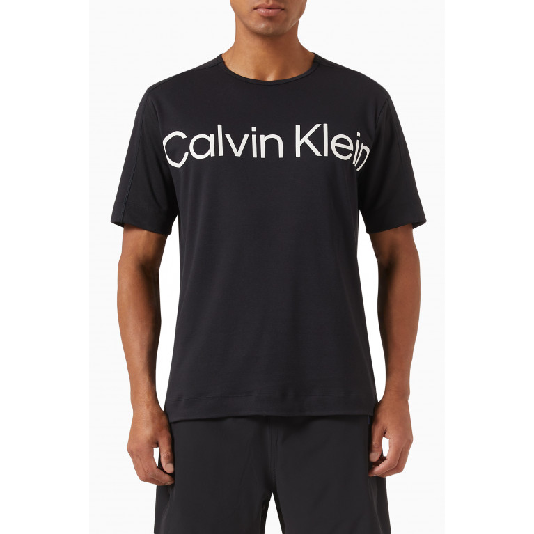 Calvin Klein - Logo T-Shirt in Cotton Blend Black