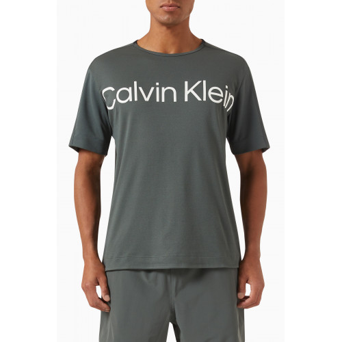 Calvin Klein - Logo T-Shirt in Cotton Blend Grey