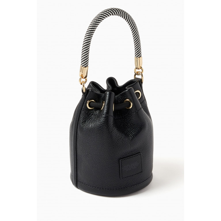 Marc Jacobs - The Micro Bucket Bag in Grain Leather Black