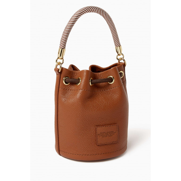 Marc Jacobs - The Mini Bucket Bag in Grain Leather Brown