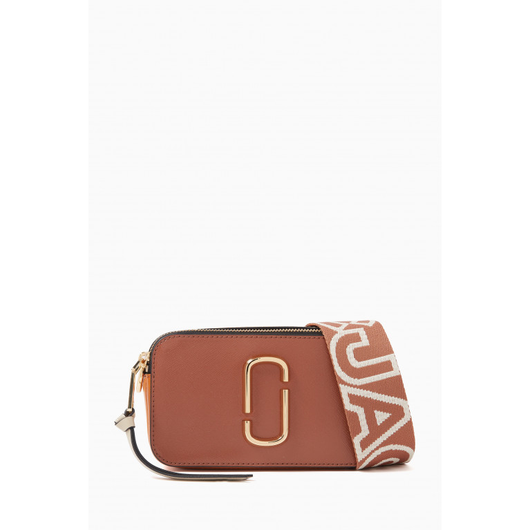 Marc Jacobs - Small Snapshot Camera Crossbody Bag in Leather Brown