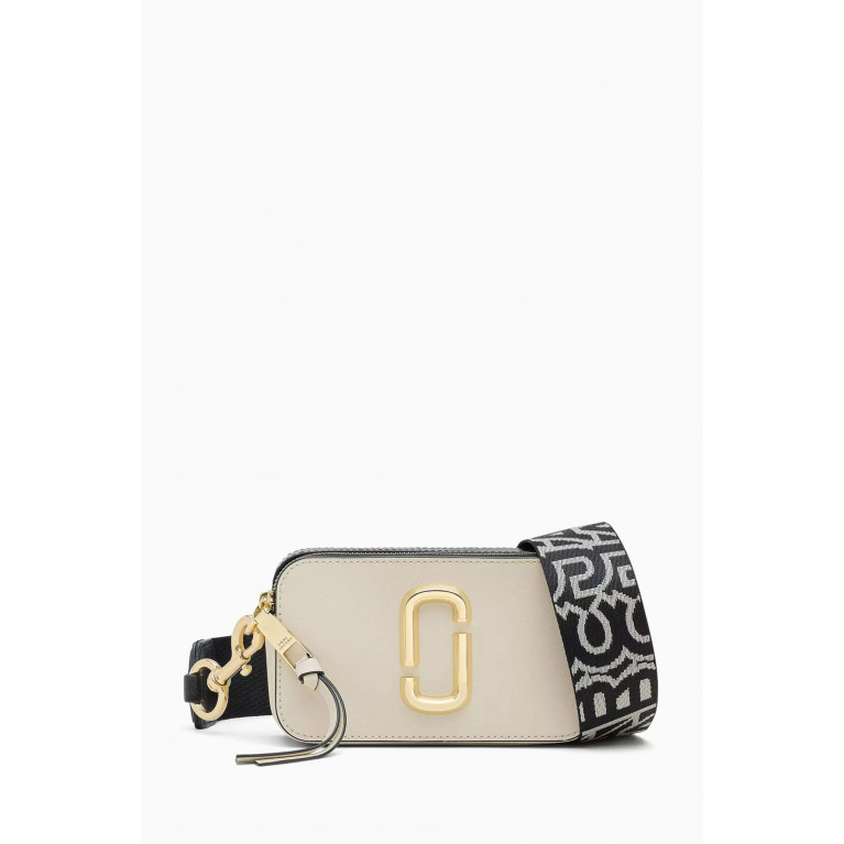 Marc Jacobs - The Snapshot Camera Crossbody Bag in Leather White