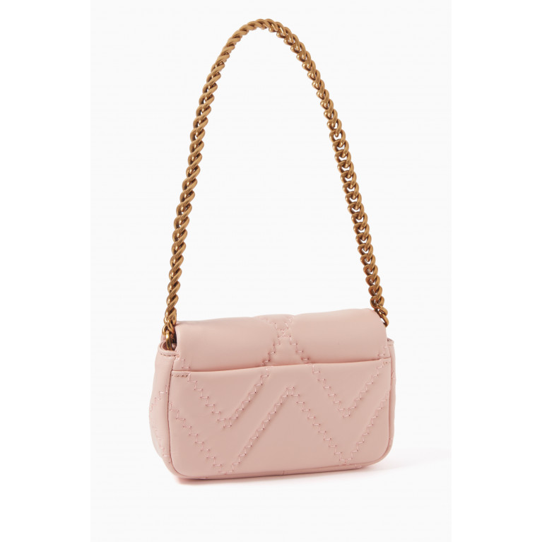Marc Jacobs - Mini J Quilted Shoulder Bag in Leather Pink