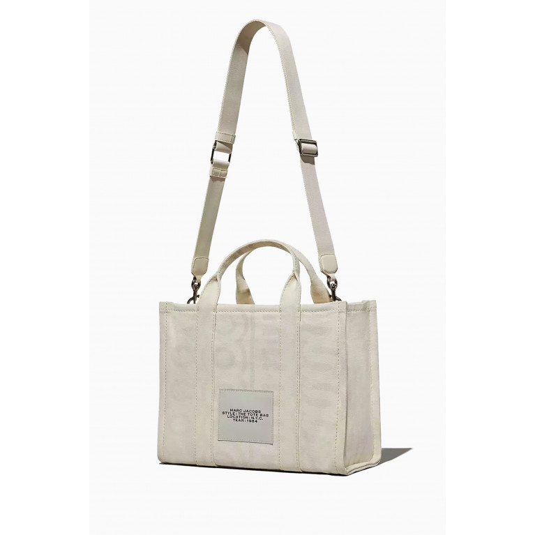 Marc Jacobs - Medium Iconic Tote Bag in Washed Canvas White