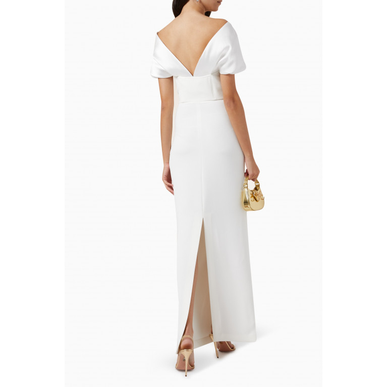 Solace London - Dakota Maxi Dress White