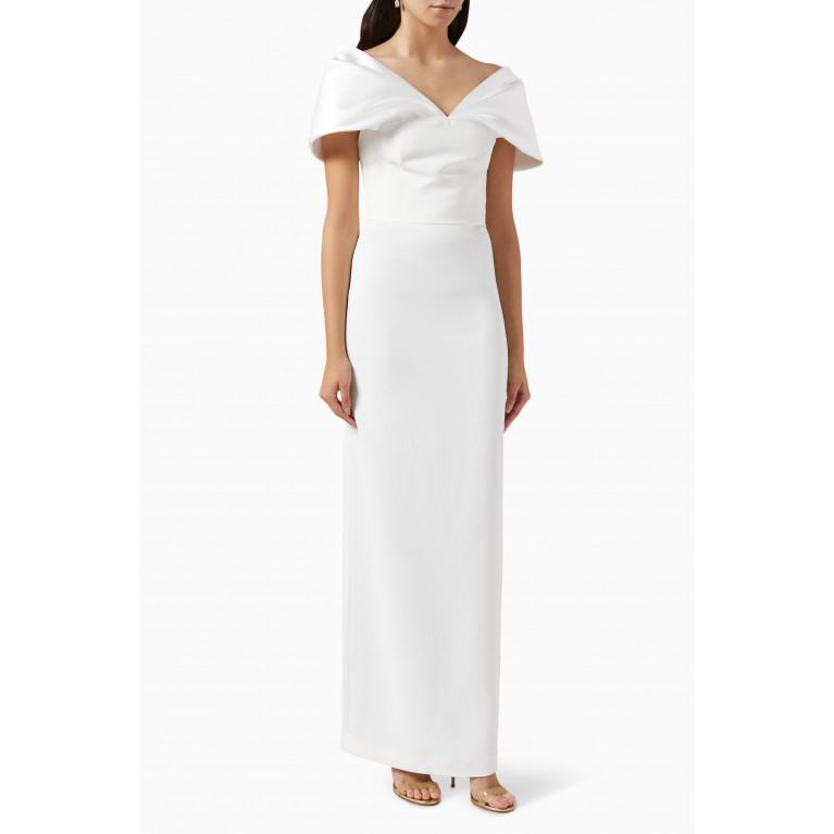 Solace London - Dakota Maxi Dress White