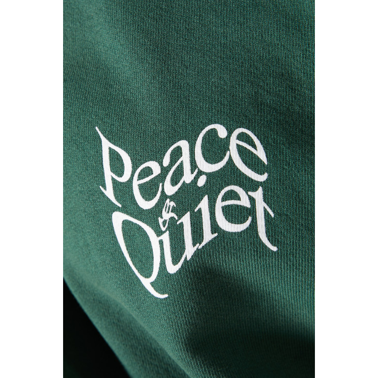 Museum of Peace & Quiet - Warped Sweatshirt in Cotton Jersey Green