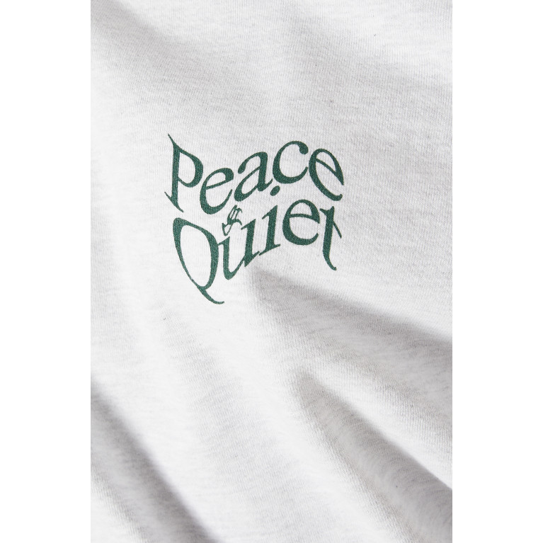 Museum of Peace & Quiet - Warped Sweatshirt in Cotton Jersey Grey