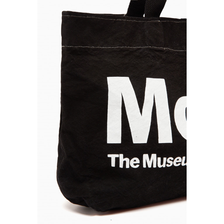 Museum of Peace & Quiet - Contemporary Logo Print Tote Bag in Cotton