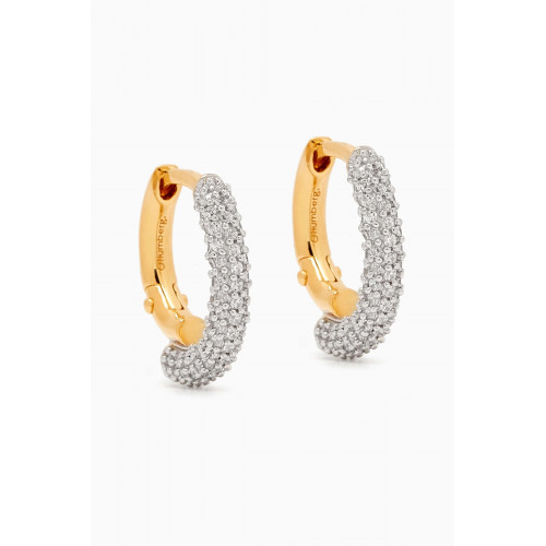 Otiumberg - Small Chaos Hoop Earrings in Gold Vermeil