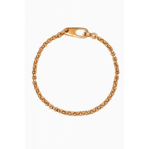 Otiumberg - Carabiner Bracelet in Gold Vermeil
