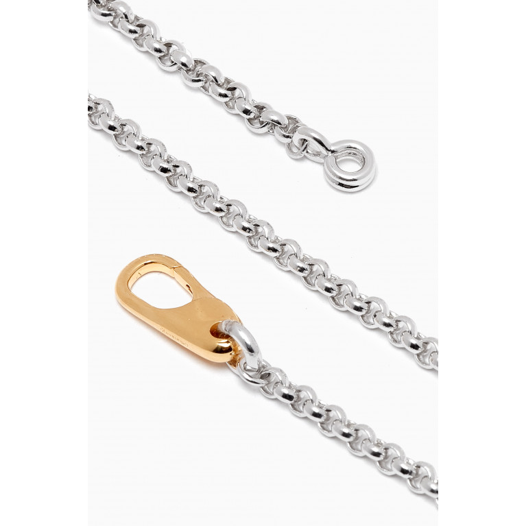 Otiumberg - Carabiner Anklet in Sterling Silver & Gold Vermeil