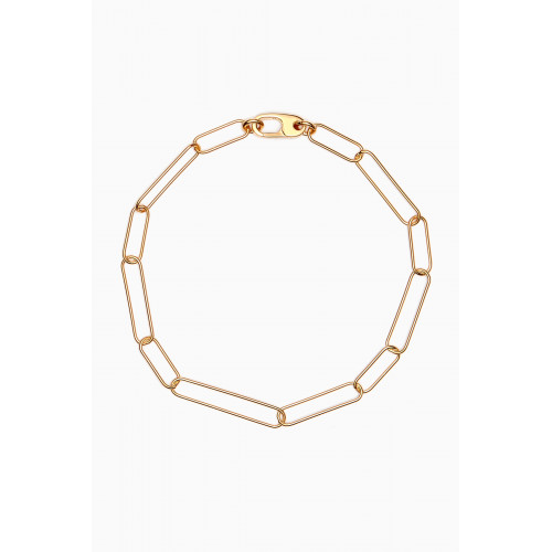 Otiumberg - Paperclip Anklet in Gold Vermeil