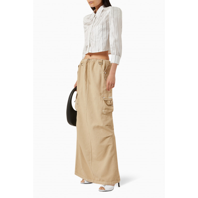 Coperni - Cargo Maxi Skirt in Cotton