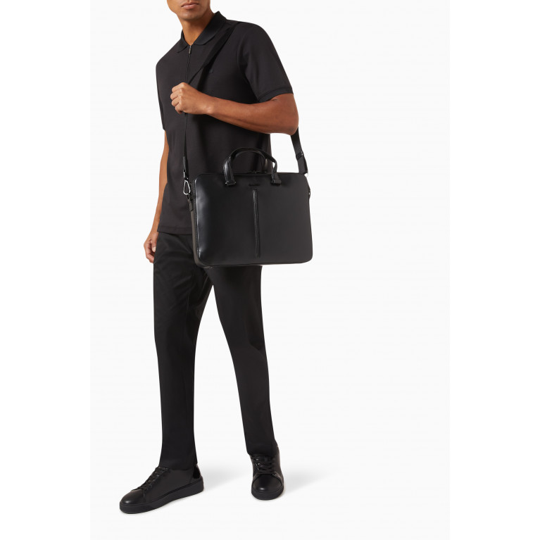 Calvin Klein - CK Median Laptop Bag in Faux Leather
