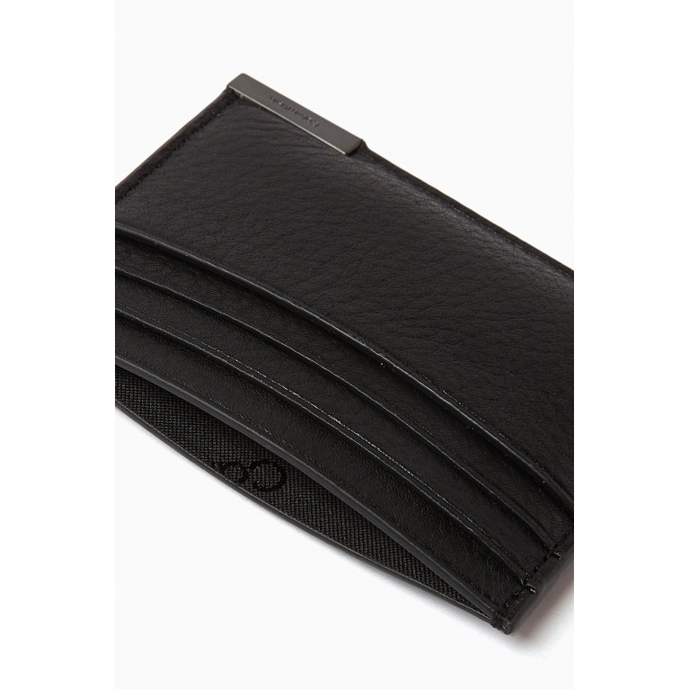 Calvin Klein - Plaque Logo Cardholder in Faux Leather