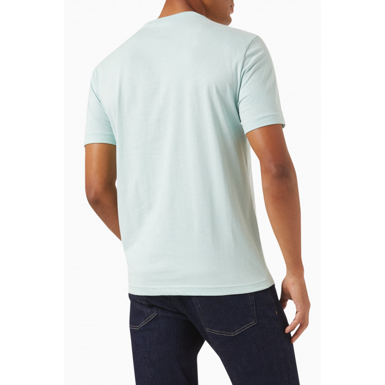 Calvin Klein - Logo Patch T-shirt in Organic Cotton Blue