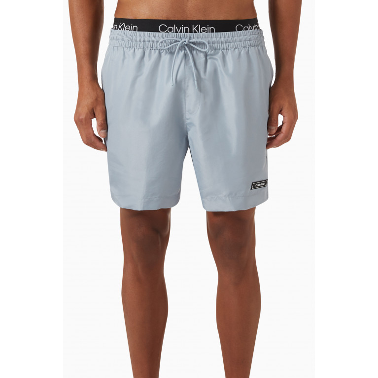 Calvin Klein - Medium Drawstring Swim Shorts Grey