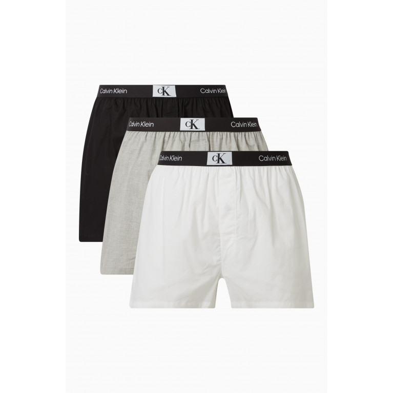 Calvin Klein - Slim Fit Boxers in Cotton, Set of 3
