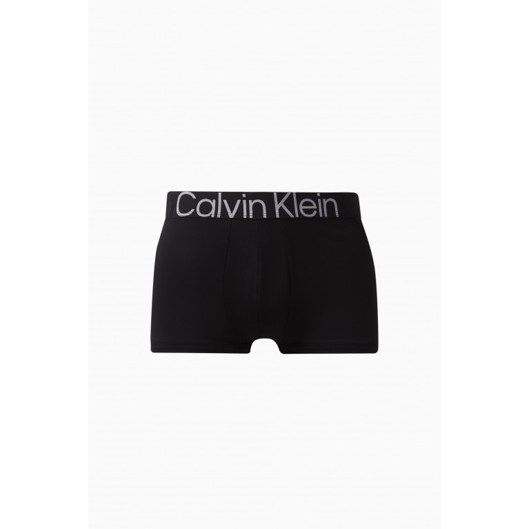 Calvin Klein - Low Rise Trunk in Nylon Jersey Black