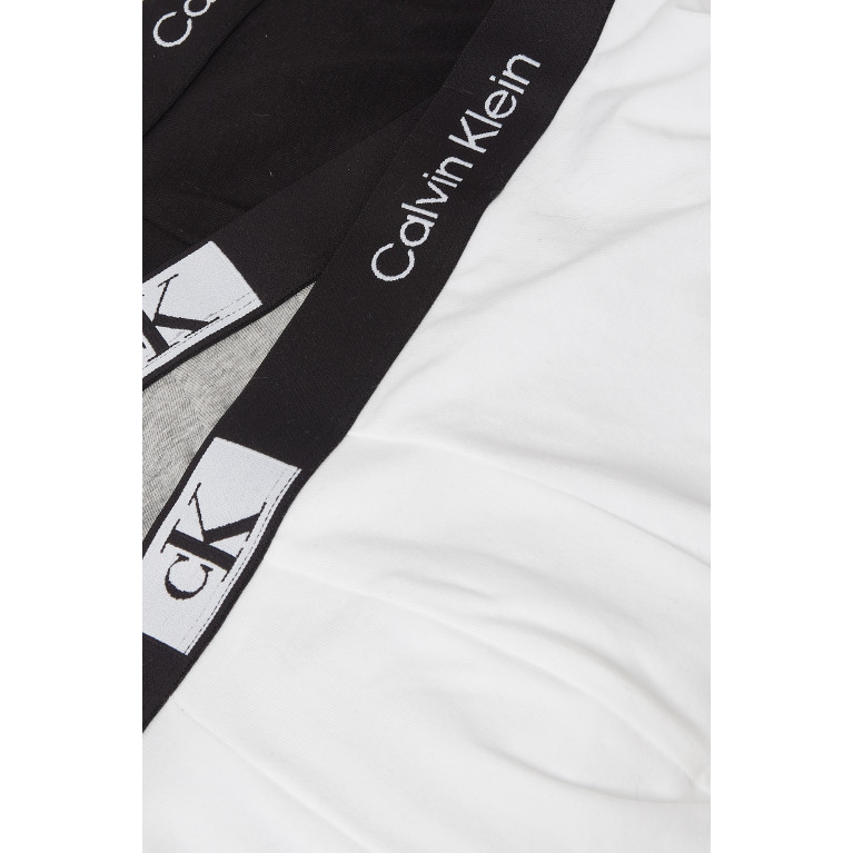 Calvin Klein - Logo Trunks in Cotton Jersey, Set of 3 Multicolour