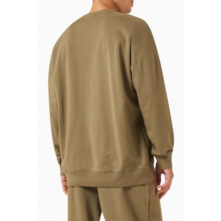 Calvin Klein - Logo Lounge Sweatshirt in Cotton-blend Terry