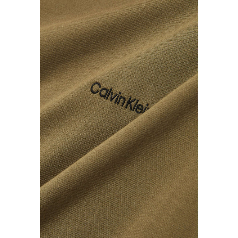 Calvin Klein - Logo Lounge Sweatshirt in Cotton-blend Terry