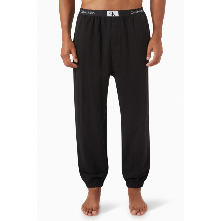 Calvin Klein - Lounge Joggers in Cotton Terry Black
