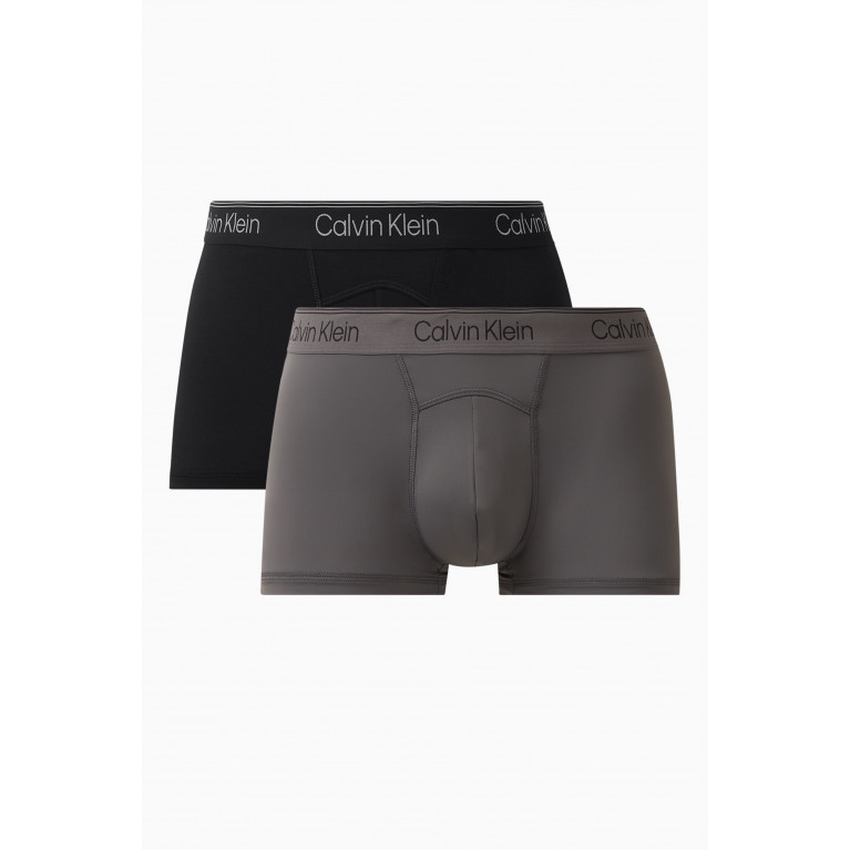 Calvin Klein - Low Rise Trunks in Recycled Nylon, Set of 2