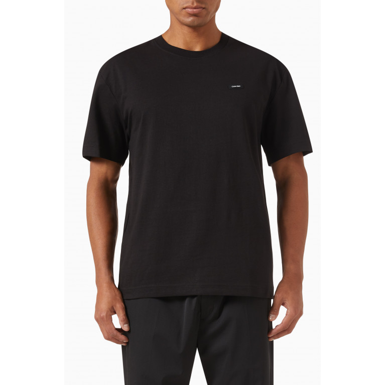 Calvin Klein - T-shirt in Recycled Cotton Black
