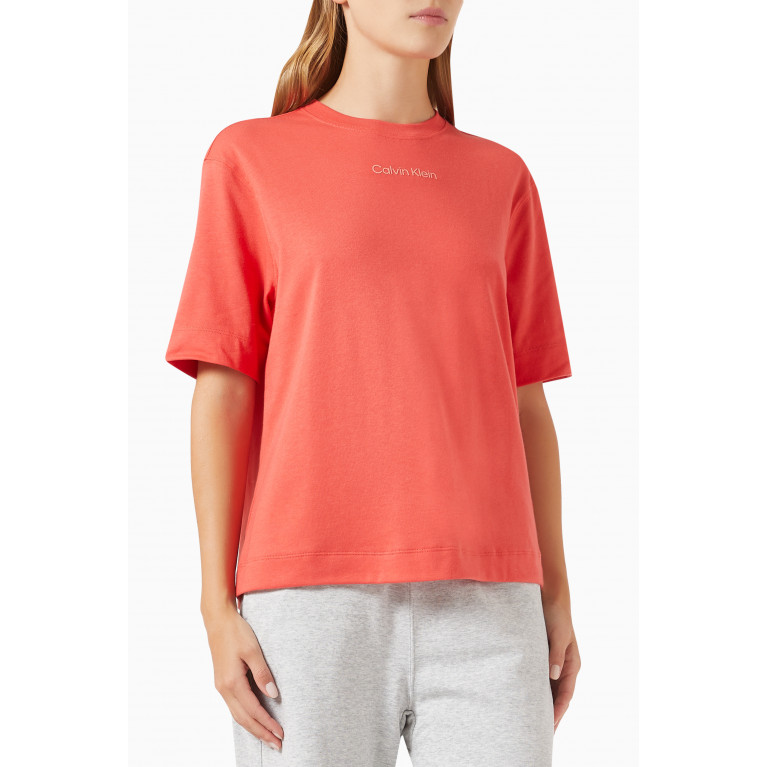 Calvin Klein - Gym T-shirt in Jersey Orange