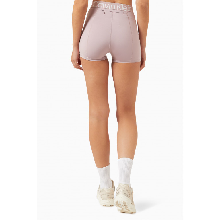 Calvin Klein - Pocket Gym Shorts in Stretch Jersey Pink