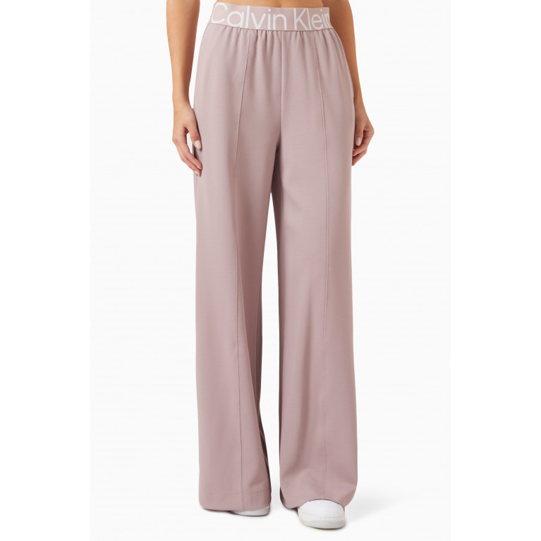 Calvin Klein - Wide-leg Pants in Technical Stretch Fabric Pink