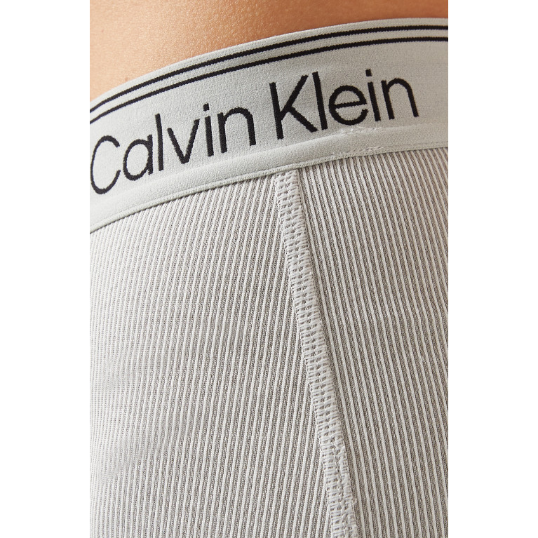 Calvin Klein - 7/8 Gym Leggings in Cotton-blend Grey