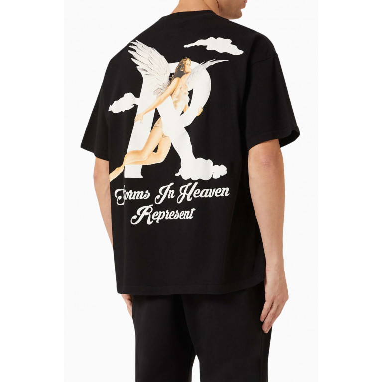 Represent - Storms In Heaven T-shirt in Cotton Black