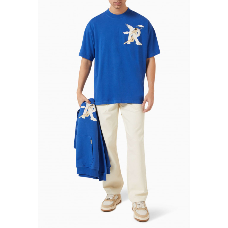 Represent - Storms In Heaven Oversized T-shirt in Cotton Blue