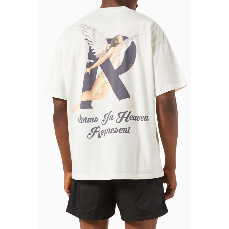 Represent - Storms In Heaven T-shirt in Cotton White