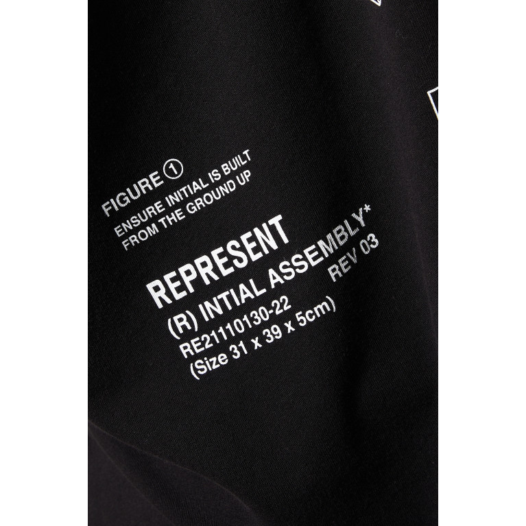 Represent - Initial Assembly T-shirt in Cotton Jersey