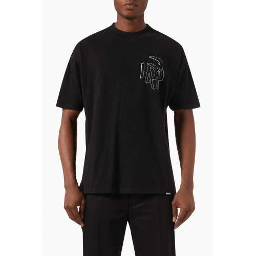 Represent - Initial Assembly T-shirt in Cotton Jersey