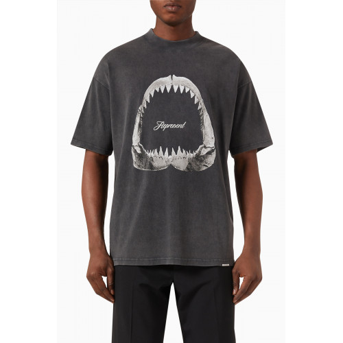 Represent - Shark Jaws T-shirt in Cotton Grey