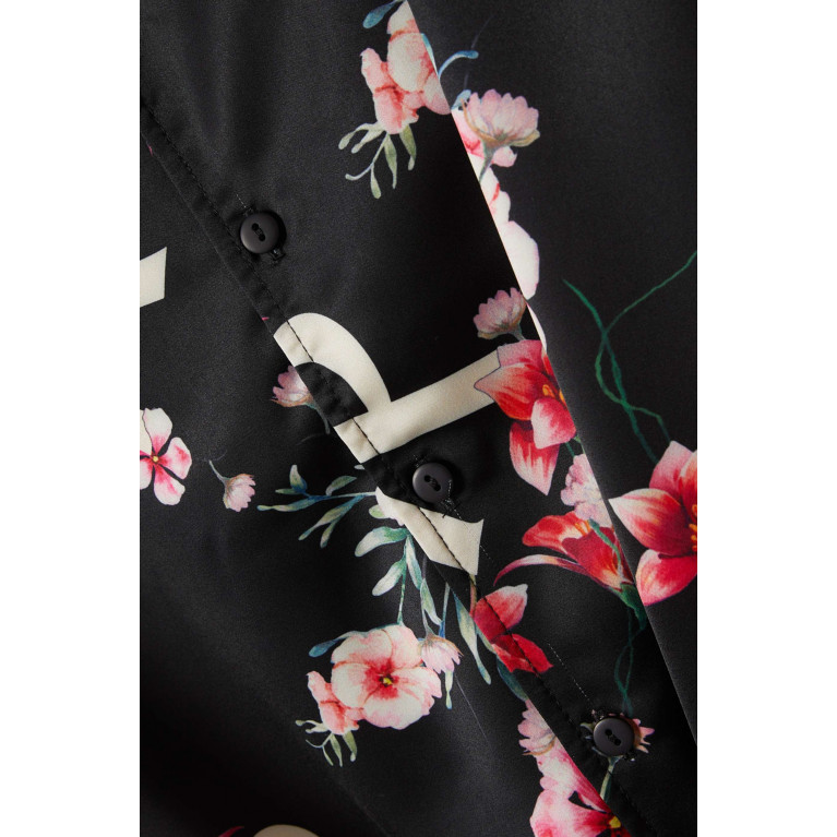 Represent - Floral Shirt in Stretch Nylon