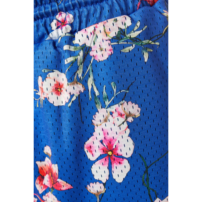 Represent - Floral Print Shorts in Mesh