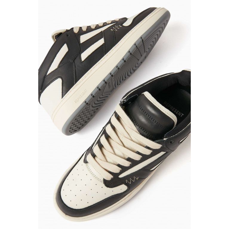 Represent - Reptor Low-top Sneakers in Calf Leather Black