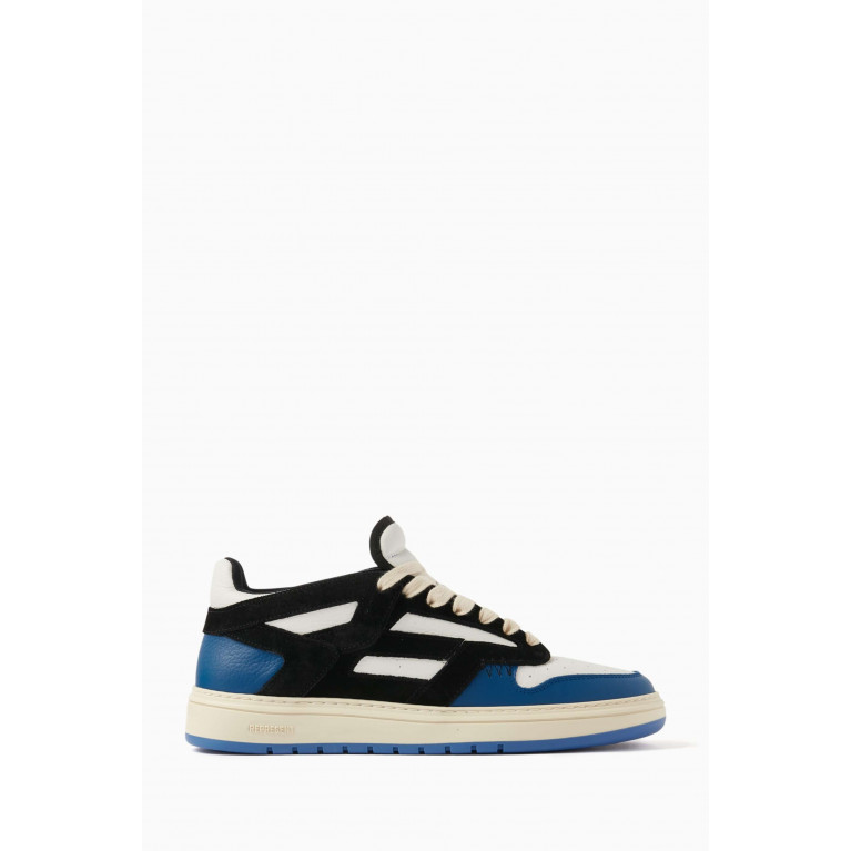Represent - Reptor Low-top Sneakers in Calf Leather & Suede Multicolour