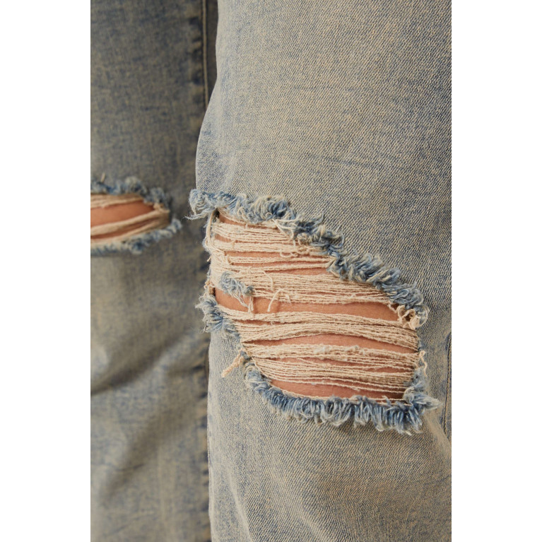 Represent - Destroyer Slim-fit Jeans in Stretch Denim