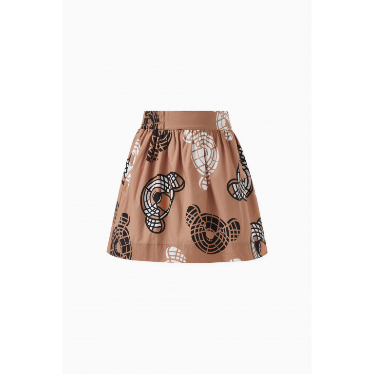 Burberry - Teddy Bear-print Skirt in Cotton