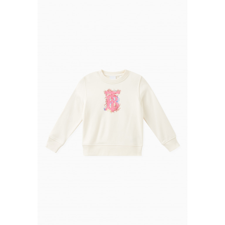 Burberry - TB Monogram Sweatshirt in Cotton